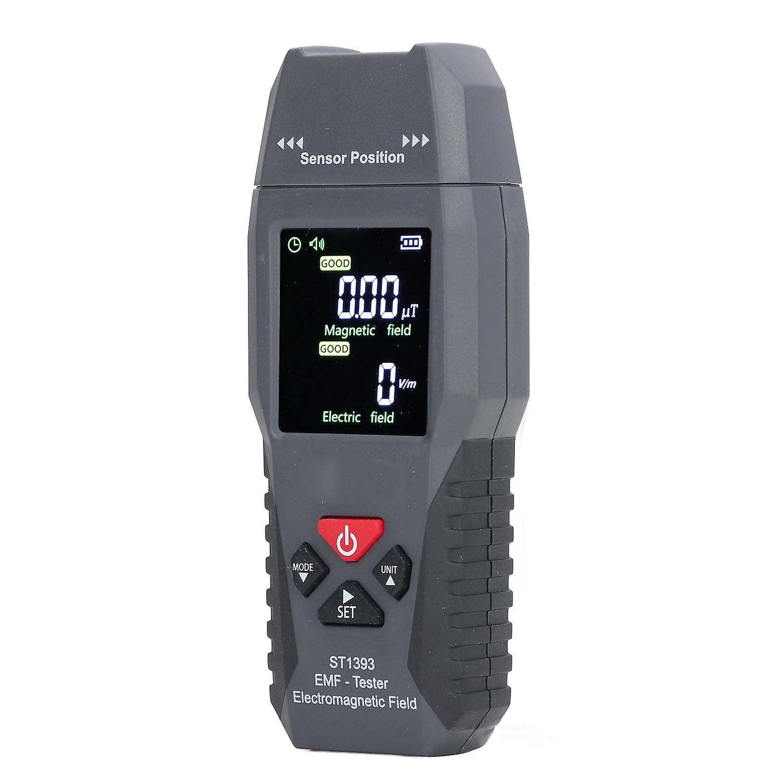 EMF Meter Handheld Electromagnetic Field Radiation Detector Digital LCD Portable Tester for Home Emf Inspection, Outdoor 