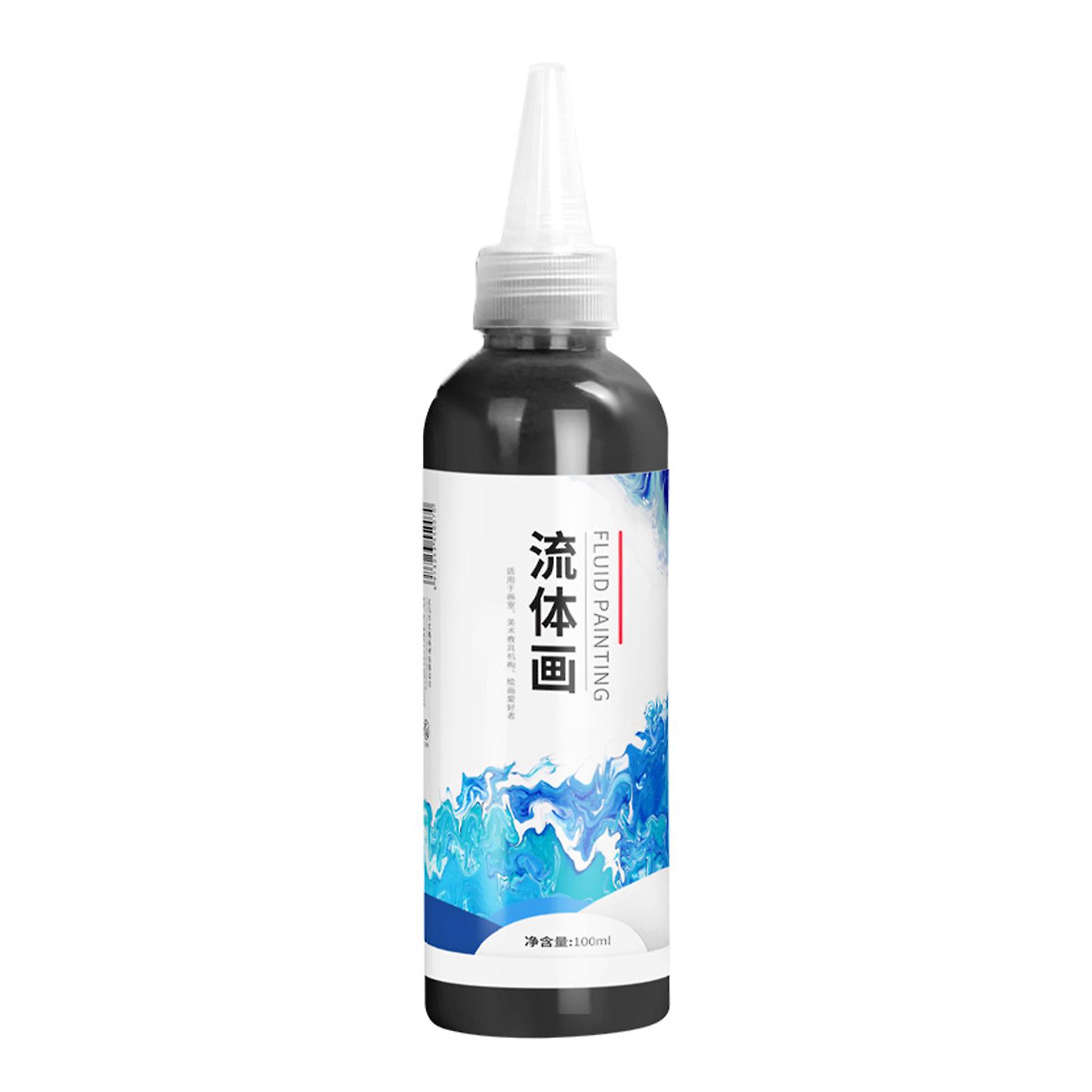 100ML Liquid Pigment Bright Color Portable Multi-color Optional Strong Fluidity Uniformity DIY Acid Free Creative Fluid Painting Graffiti Art Paint