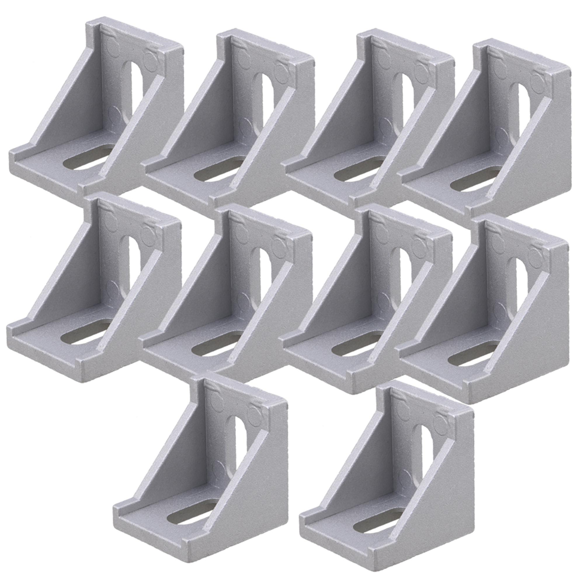 10 x Brace Corner Joint Right Angle Bracket for Chests Windows Furniture