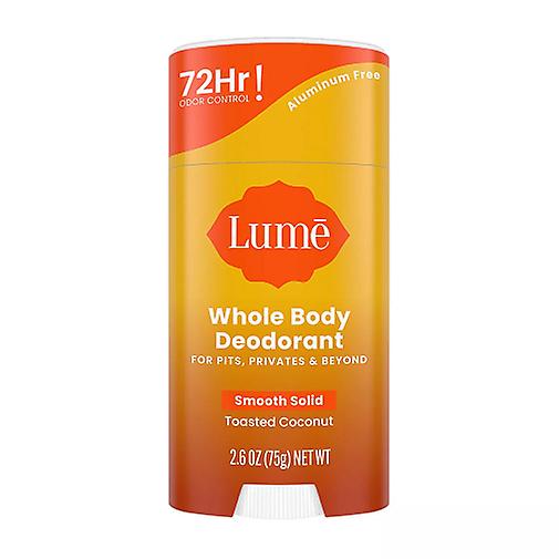 Lume Whole Body Smooth Solid Deodorant Stick Toasted Coconut Scent