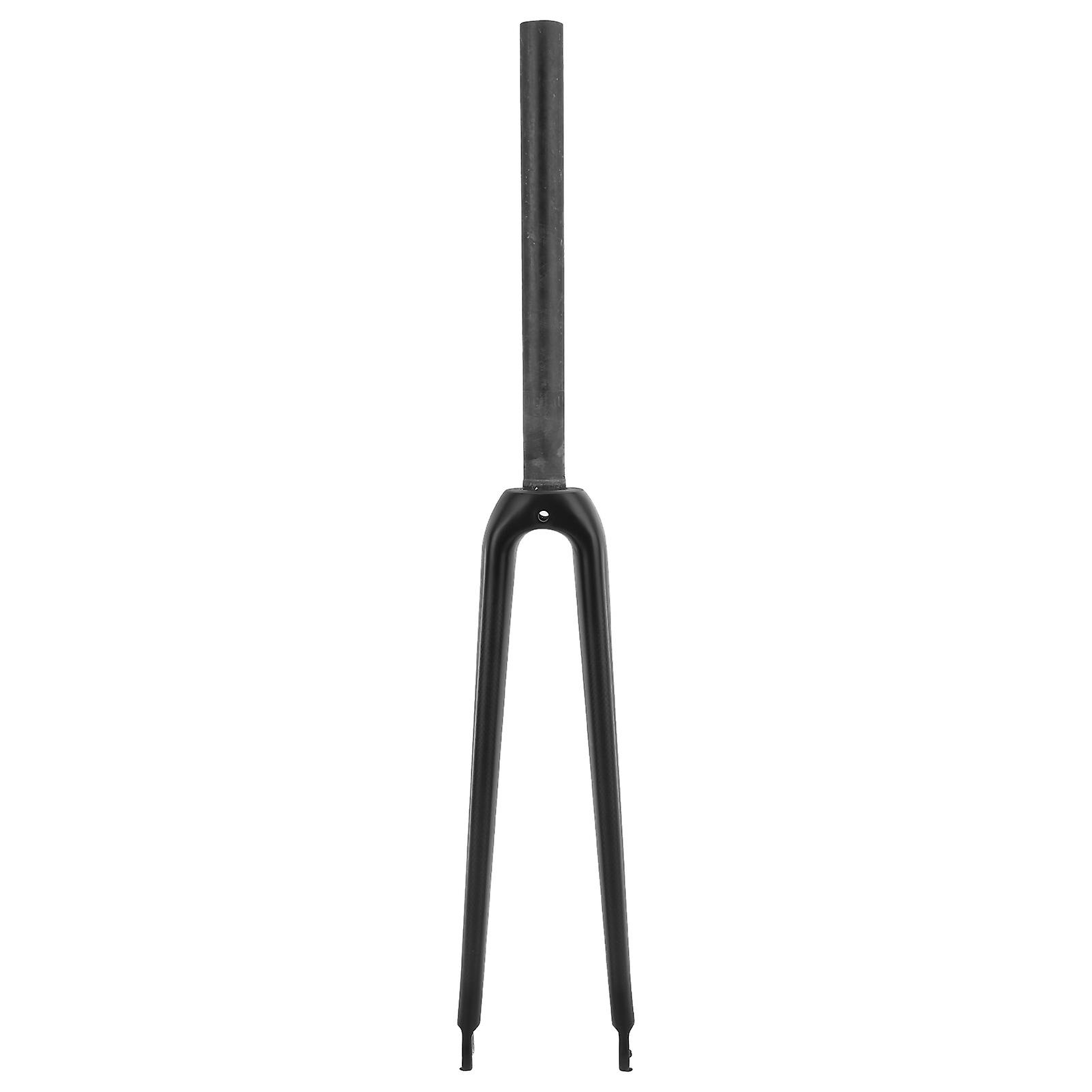 700C Carbon Fiber Road Bike Extended Front Fork, C Brake, Straight Tube, Quick Release, 3K Matte
