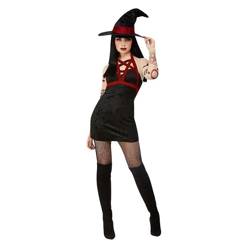Fever Satanic Witch Costume Black 11957m