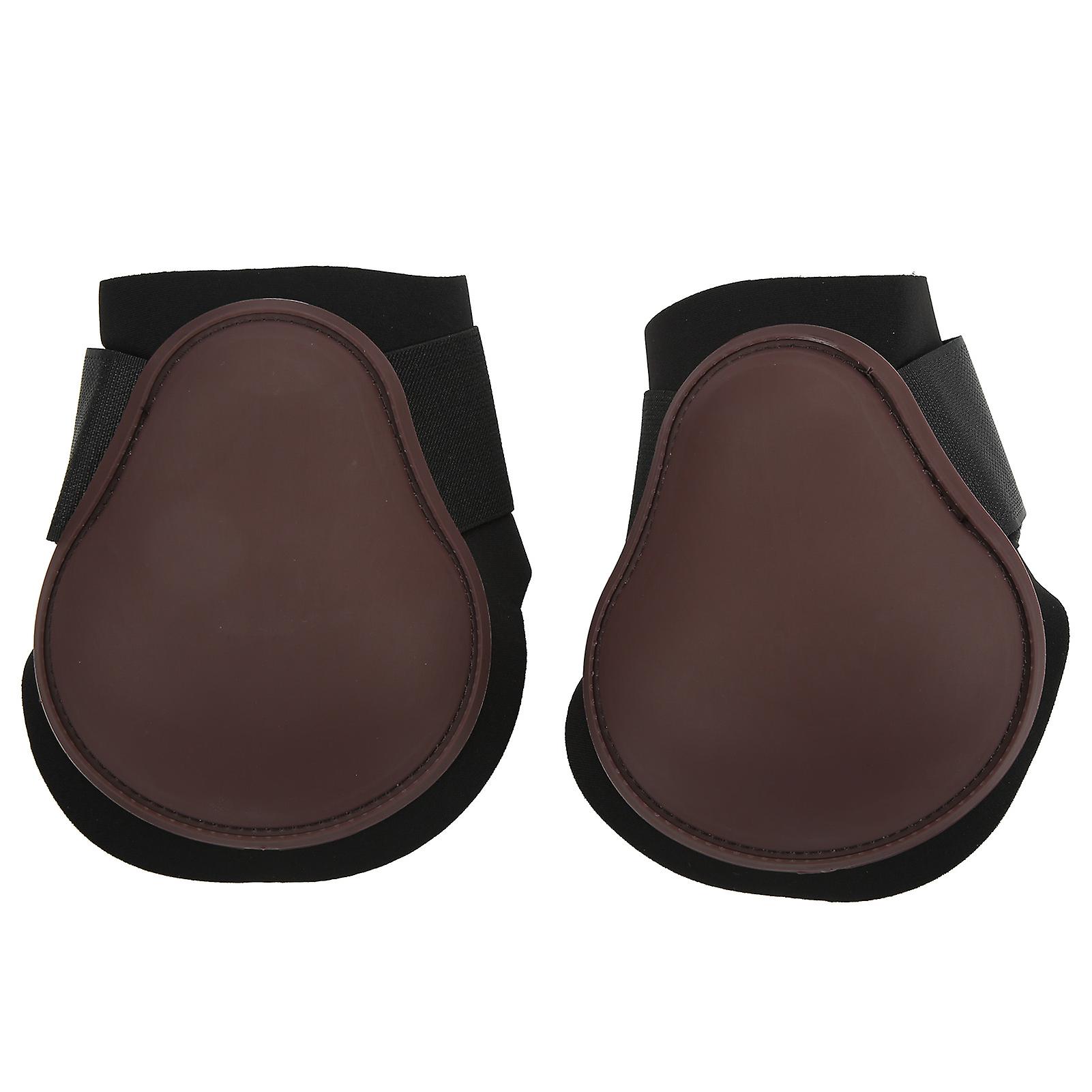 1 Pair Horse Tendon Boots Set Soft Prevent Slipping Easy to Stick Horse Fetlock Boots for Horses