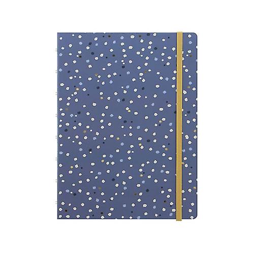 SNOW Filofax Elegant and Stylish Indigo A5 Quality Notebook with Durable Cover