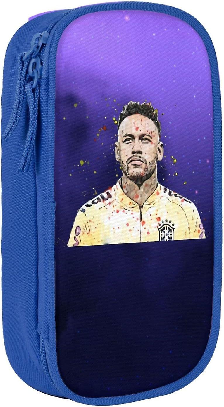 IO1991 Neymar # 10 Ofis Koleji için Büyük Kapasiteli Kalem Kalem Kutusu Büyük Depolama Yüksek Kapasiteli Çanta Kılıfı Tutucu Kutusu Yetişkin için Makyaj Çantası