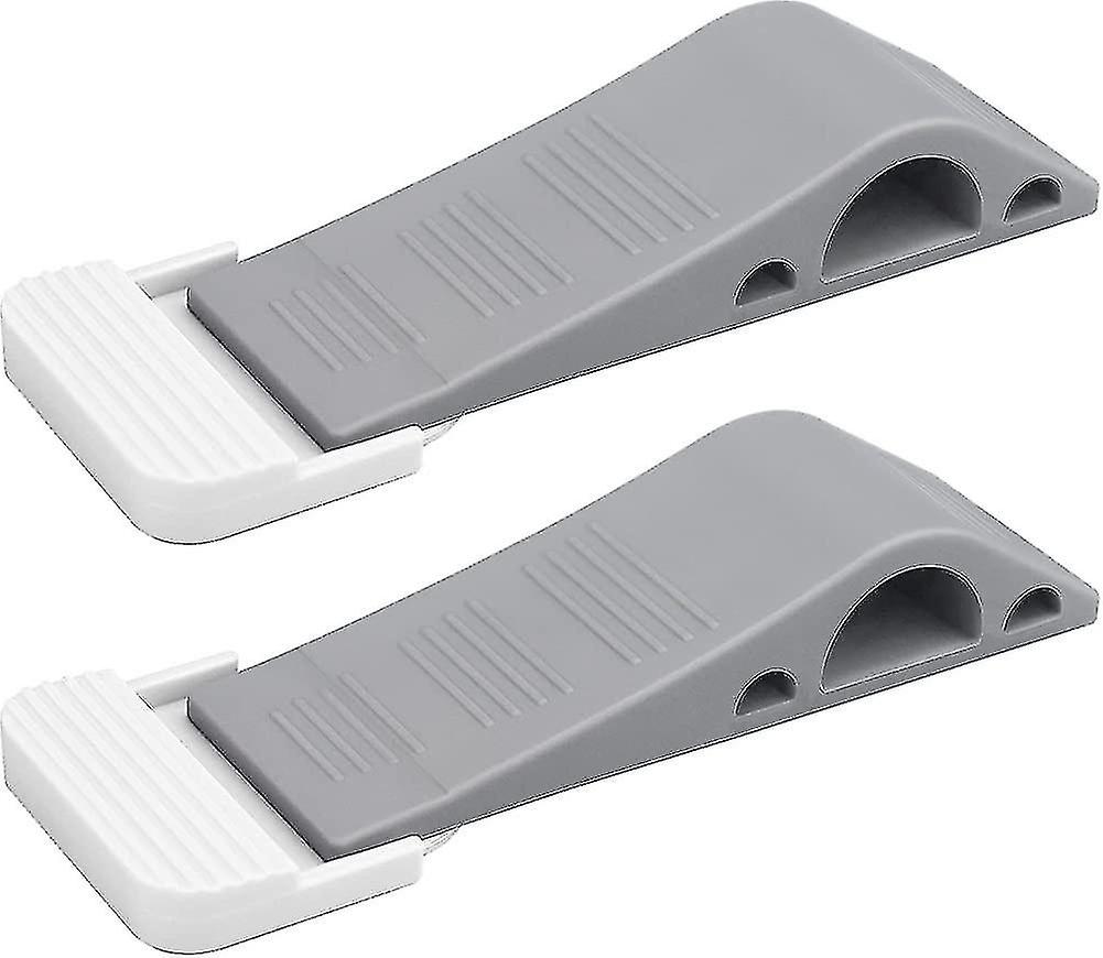 2-Pack Heilwiy Rubber Door Stopper Wedge - Security Door Holder