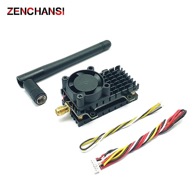 EWRF 2Km Long distance 5.8Ghz 40CH 2W 2000mW Over Range FPV Transmitter With Heat Sink fan For RC Dr