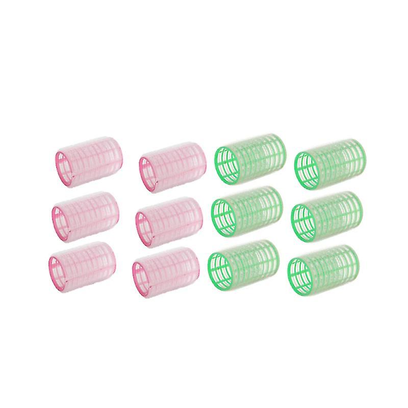 12pcs Haarlockenwickler Kunststoff