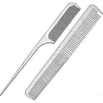 2er-Packs Metall Barber Comb Set Pack für Lmell Männer & Frauen.professional Friseur