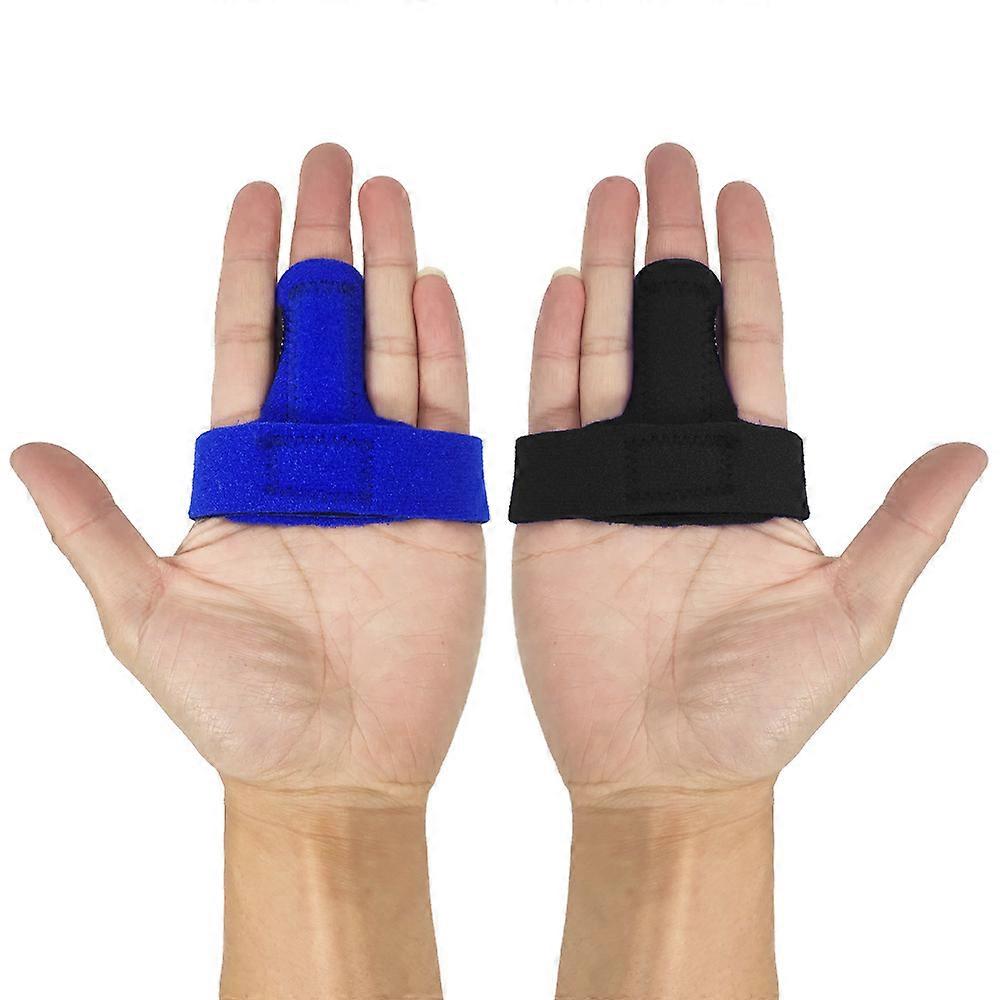 Finger Splint Brace - Middle, Pinky, Pointer, Ring And Thumb Support - Palm Strap Included - Straighten Curved Or Broken