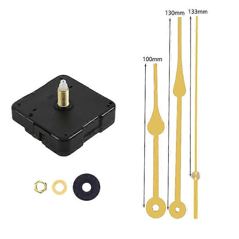 1 Set Clock Mechanism Replacement Clock Motor Long Shaft Clock Hand Accessory