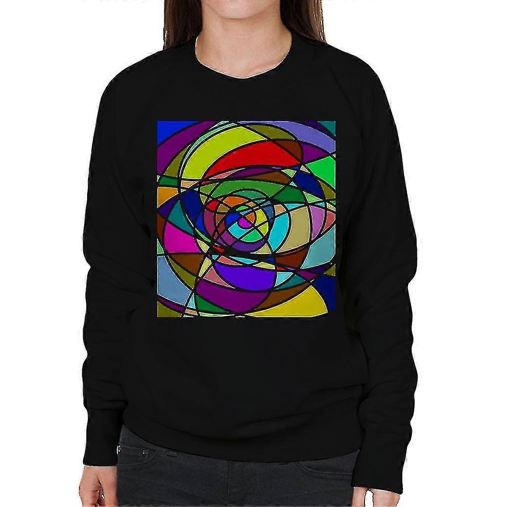 Cubic Abstract Drawing Women's Sweatshirt