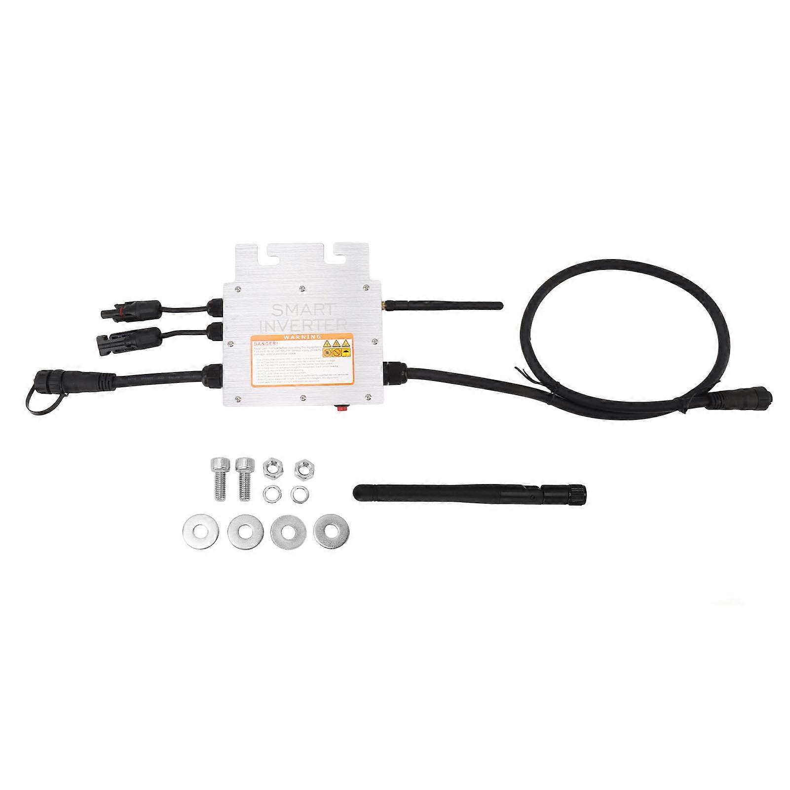 300w Pure Sine Wave Inverter Solar Grid Tie Micro Inverter 3 Phase 2.4g Wireless Communication Cloud Monitoring Storage Ac 220v