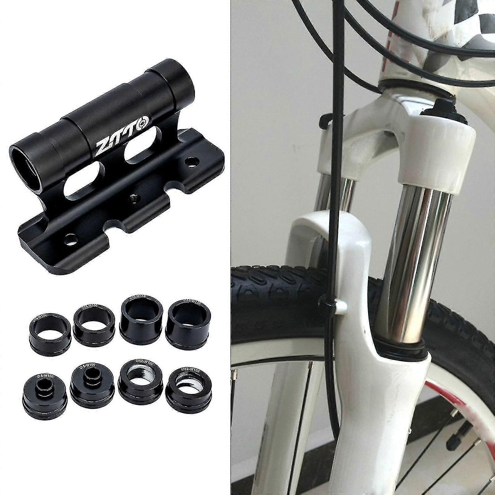 Bicycle Fork Mount Thru Axle Carriers Front Fork Block Car Roof Rack Carrier