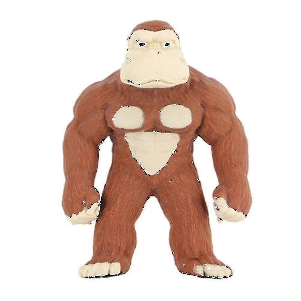 Stretch Gorilla Figure For Twisting Pulling Bending Soft Rubber Gorilla Figure Stress Relief Toy Decompression Toysprompt