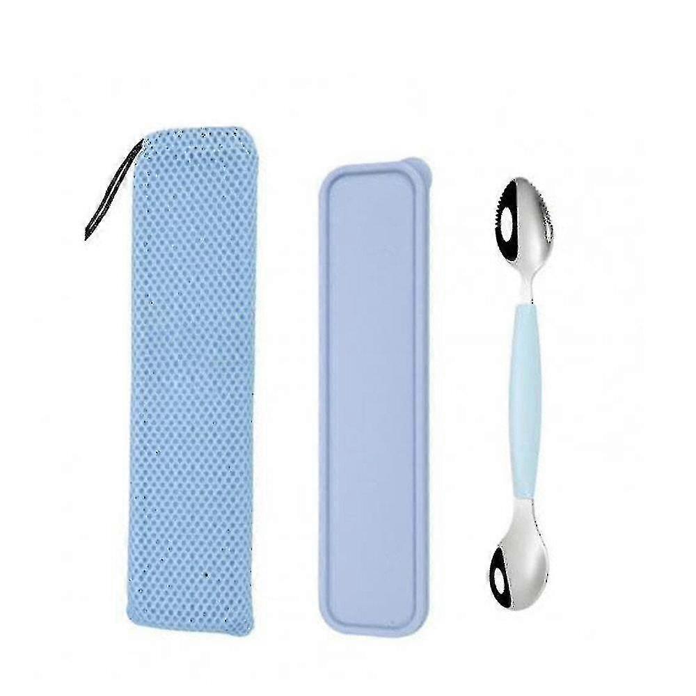 Children's Multifunctional Stainless Steel Double-ended Spoon