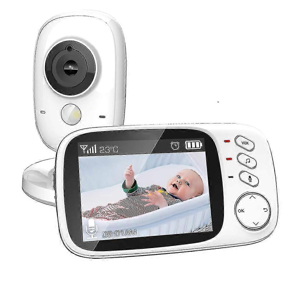 Video Baby and Home Monitor, 2" LCD Color Screen Display with Remote Pan Scan, Two-Way Communication