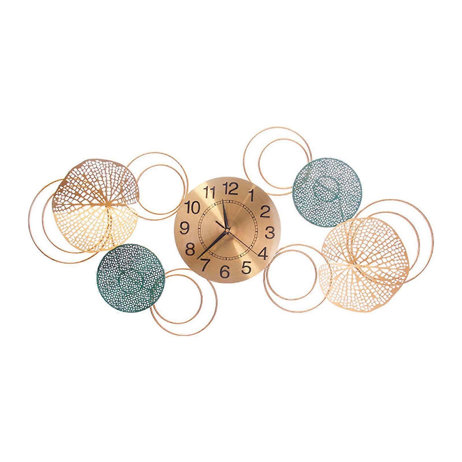 Wall Clock Simple Mute Unique Decorative Clock for Dining Room Studio Office