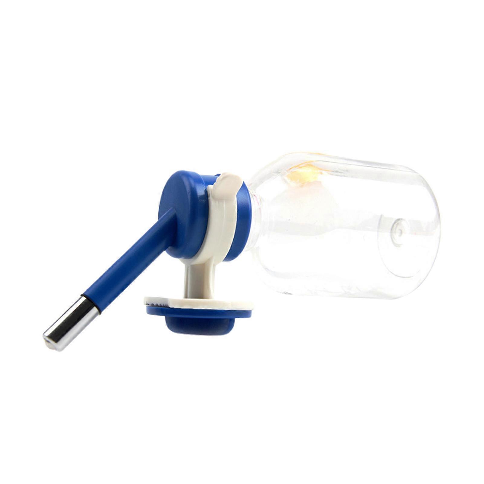 150/250/500ML Hanging Pet Drinker High Capacity Bite Resistant Smooth Edges Drop-resistant Easy to Carry Feed Plastic Pet Hanging Roll-on Water Dispen