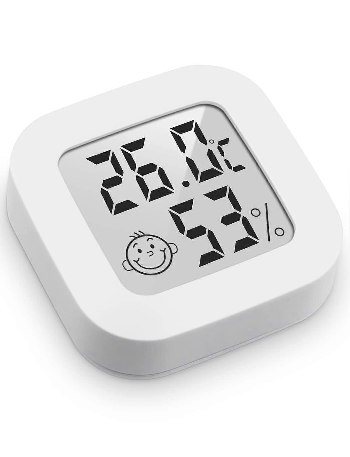Digital Hygrometer Indoor Thermometer Room Thermometer and Humidity Gauge with Temperature Humidity Monitor for Greenhouse, Garden, Cellar, LCD