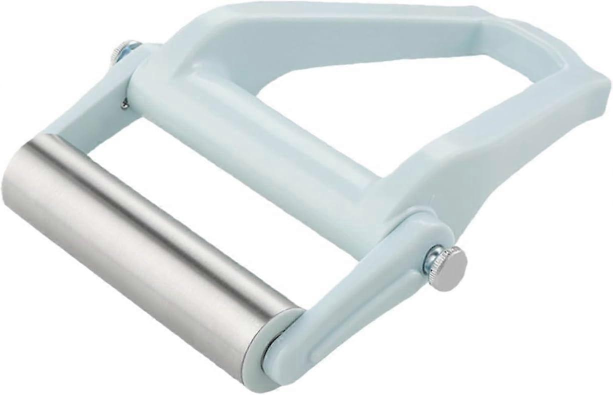 Rolling Pin with Thickness Rings, Stainless Steel Rolling Pin with Handles, Rolling Pin for Baking, Adjustable Rolling Pin