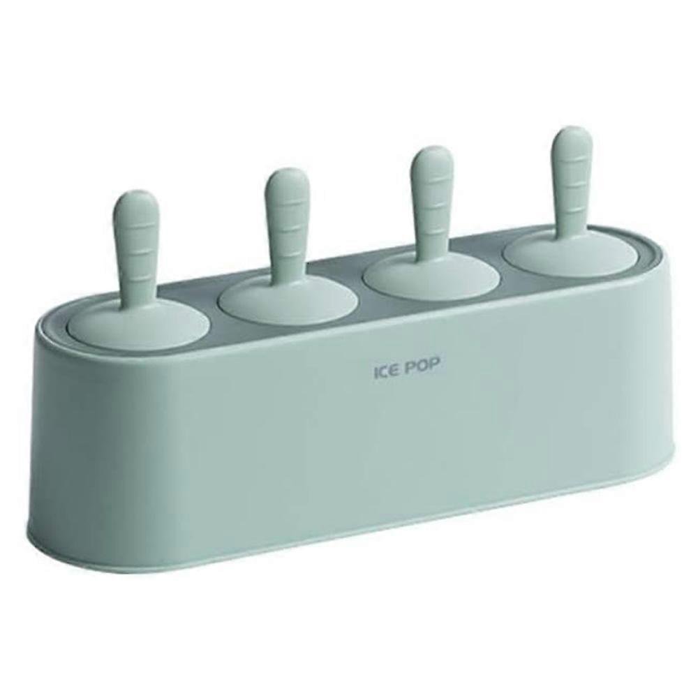 4 Grid Popsicle Molds - Reusable Silicone - Drip Protection - DIY Pop Mold Set