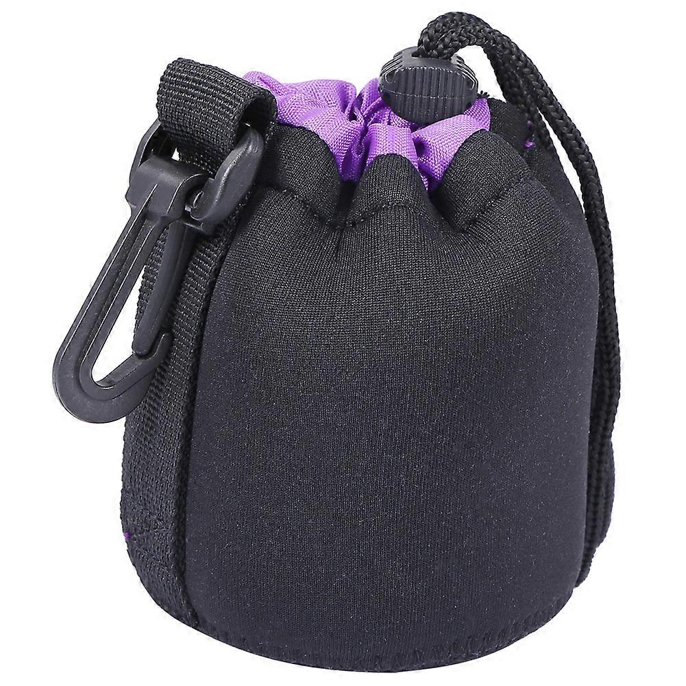 SLR Camera Set Lens Pouch Protective Bag Carrying Handheld Drawstring Shockproof Soft Camera Elements for Neoprene