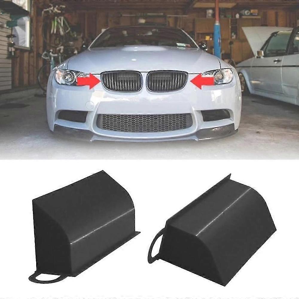1 Pair Car Dynamic Air Scoops System Scoops For E90 91 E92 E93 E84 Black