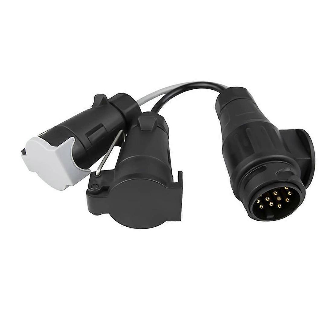 Towing Adapter 13 Plug Pin to 7 Pin 12N+12S Socket Towbar Electric Conversion Adapter Lead for Trai