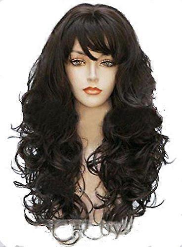 femei ondulat Curly Fiber Curly Perucă