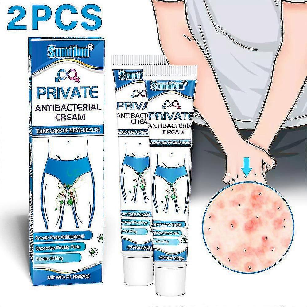 كريم مضاد للحكة للرجال، كريم عناية خاصة، مضاد للبكتيريا، مضاد للحكة ومزيل العرق 20 جم