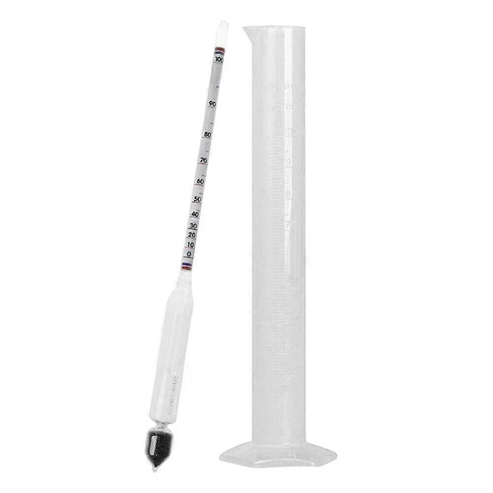 31x2cm 0-100 Hydrometer Hydrometer Tester Wine Concentration Meter Vintage Measuring Bottle Set Tools Alcoholmeter Meter Tester