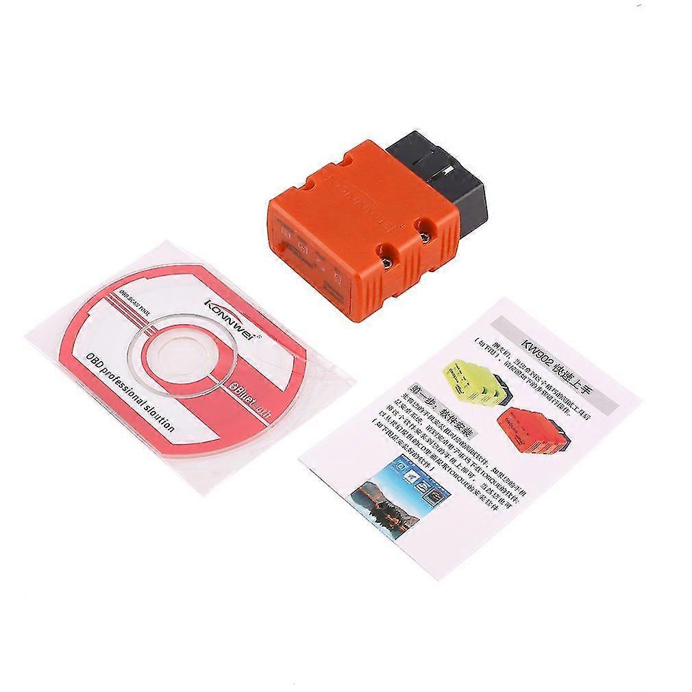 Styling Kw902 Elm327 Bluetooth-compatible Car Fault Diagnostic Scanner Detector Tool Code Reader Obdii Interface Hot