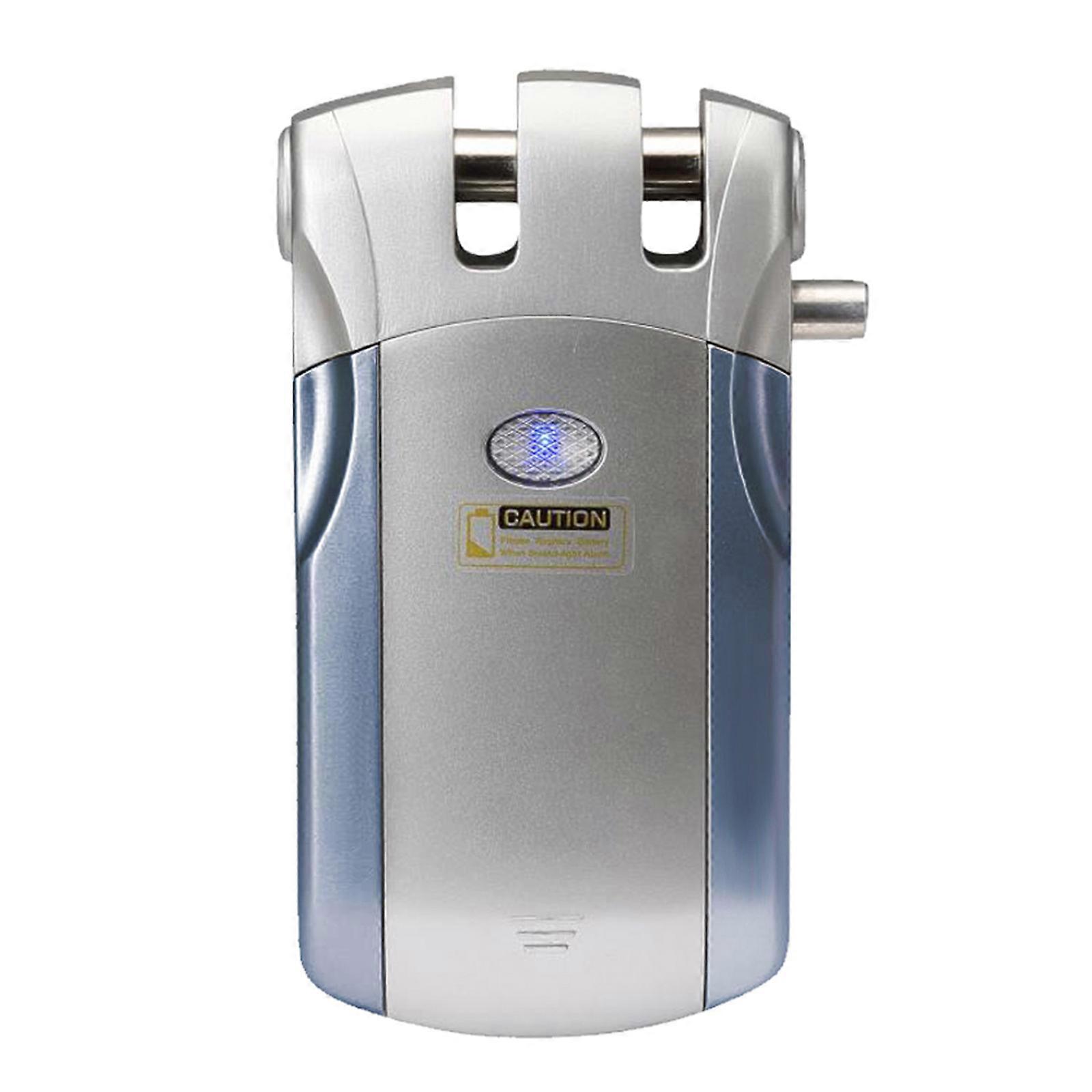 WF-018 Wireless Remote Control Lock Security Invisible Keyless Door Entry Intelligent Lock Zinc Alloy Metal with 4 Remote Keys Smart Home Villa Office