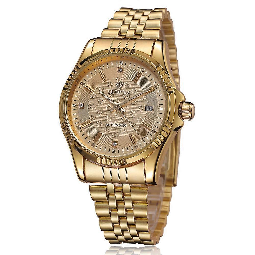 Men's Automatic Gold Tourbillon Watch