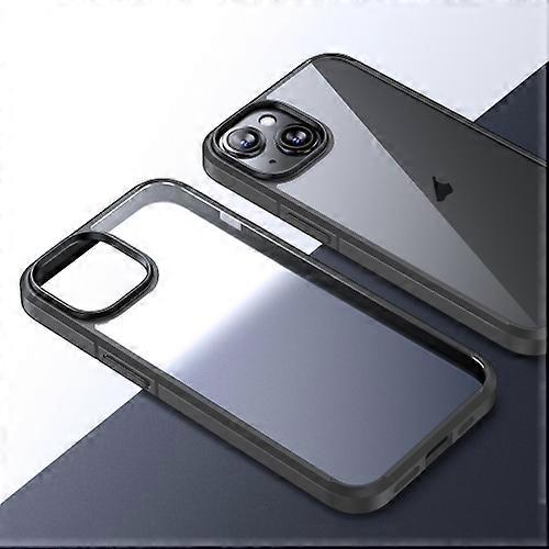 For iPhone 15 Ice Crystal Transparent PC + TPU Mobile Phone Case