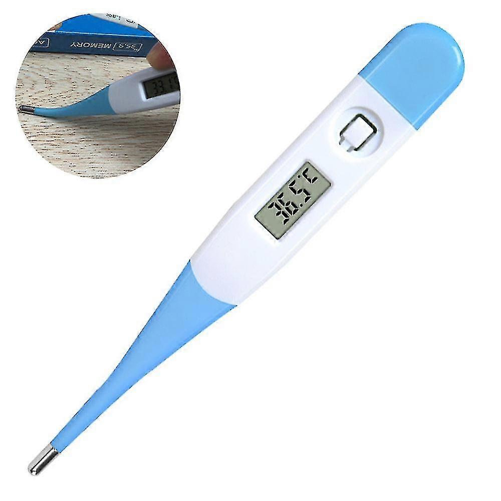 Digital Underarm Thermometer, Celsius And Fahrenheit Two Displays, Soft Tip, Oral Body Temperature Outlet, Adult And Child Thermometer
