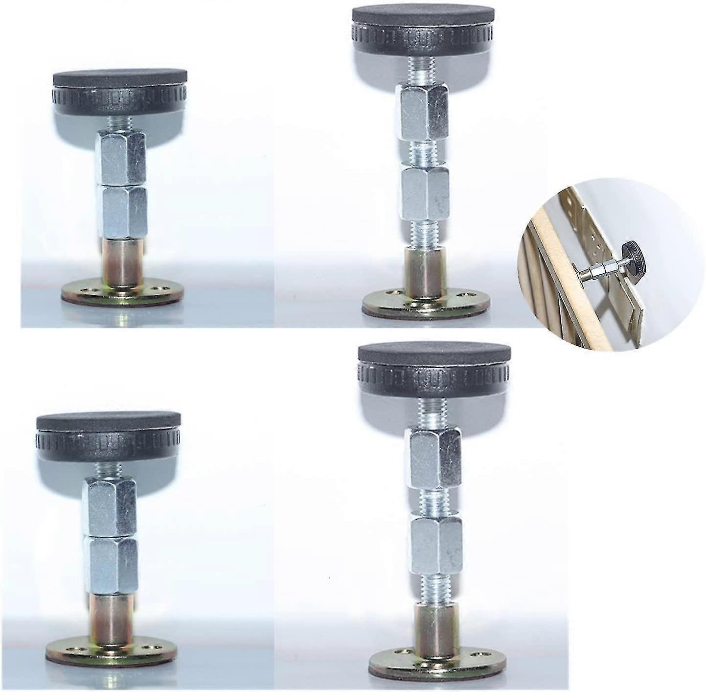 4 Pcs Adjustable Threaded Bed Frame Anti-shake Tool Support,bedside Headboards Prevent Loosening Anti-shake Fixer,bedsi