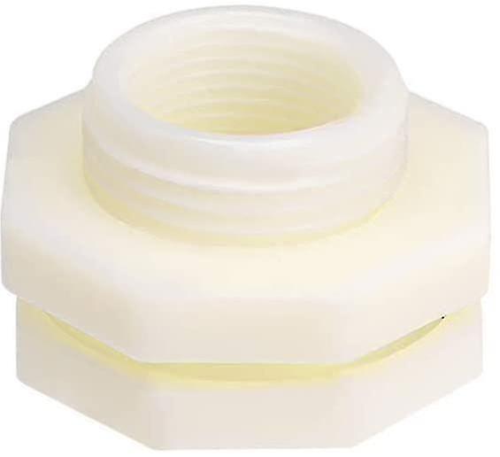 Cistern Bulkhead Fitting Adapter For Rain Bucket Aquariums Water Tanks Ponds(4pcs) Jinyu