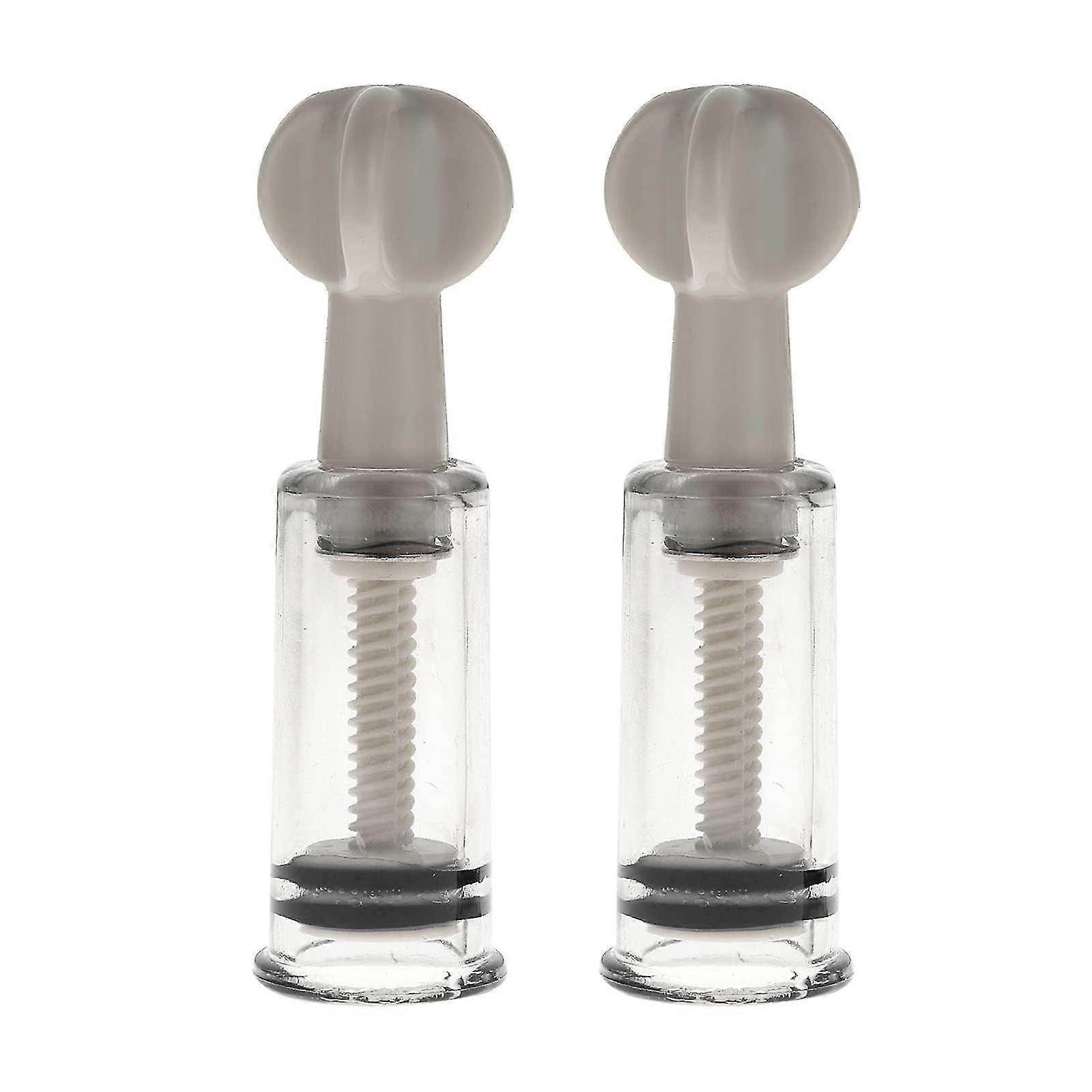 2PCS فراغ الحجامة العلاج مجموعة الطبيعية الحلمة تكبير ومحسن - أكثر حزما ، مرح ، حلمات أكبر