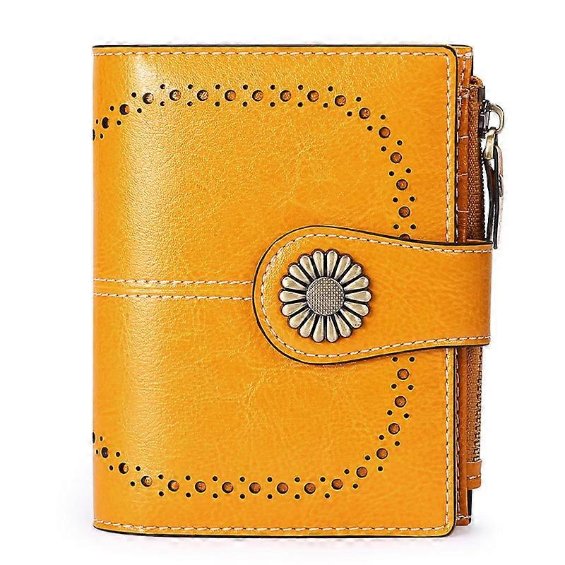 Womens Leather Wallet Small Compact RFID