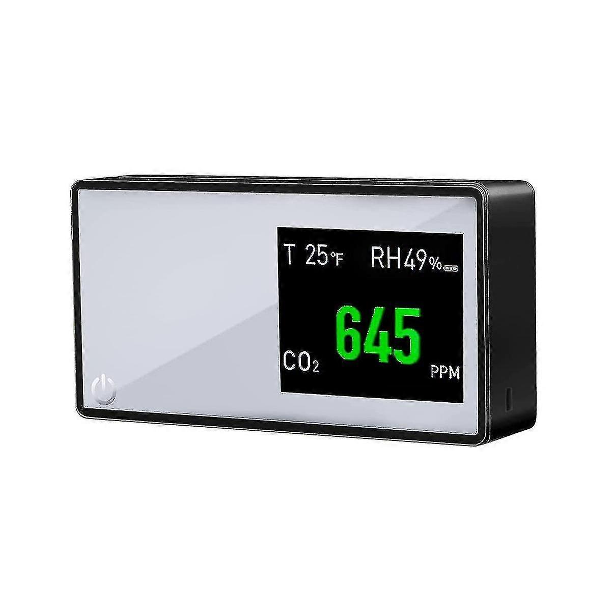 Air Quality Monitor, 3 In 1 Multifunctional Carbon Dioxide Detector,co2 Monitor For Indoor Rv Offic Hy