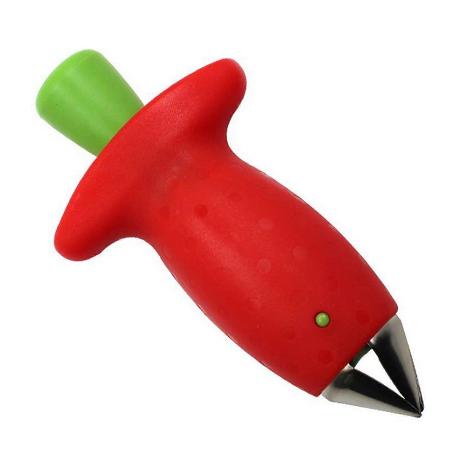 Fruit Core Remover Food Grade Rust-proof ABS Strawberry Top Leaf Removing Tools for Home Kaesi
