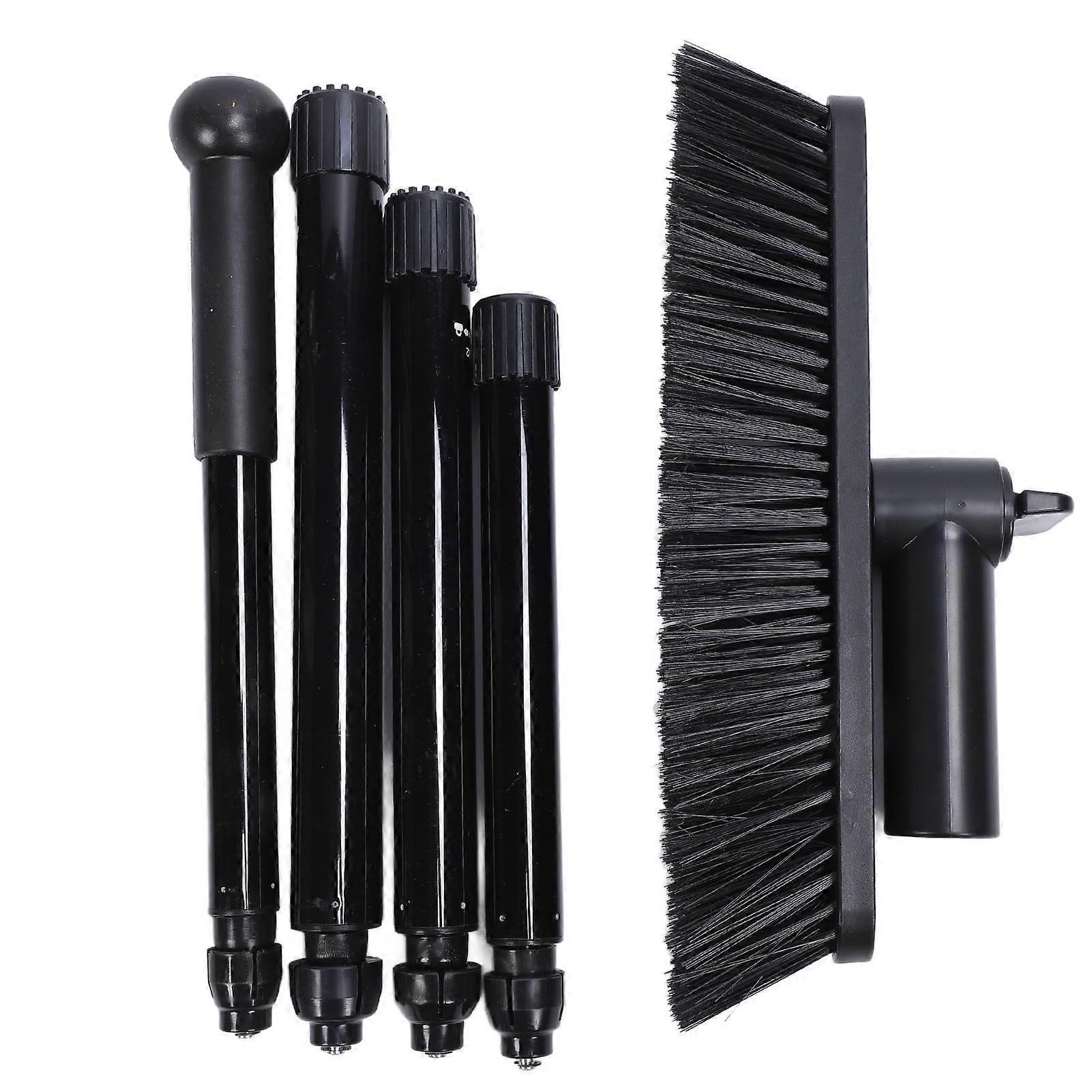 車の除雪ツールアルミニウム合金伸縮ロッド人間工学に基づいた省力化車両トラック除雪クリーナースノーブラシヘッド