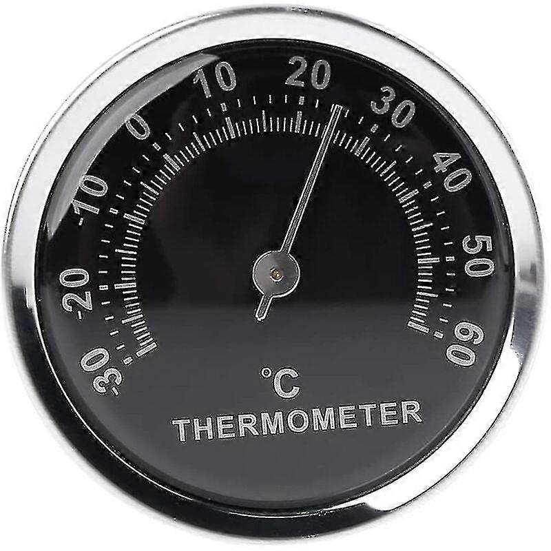 58mm Mini Car Thermometer Mechanical Analog Temperature Display With Sticker