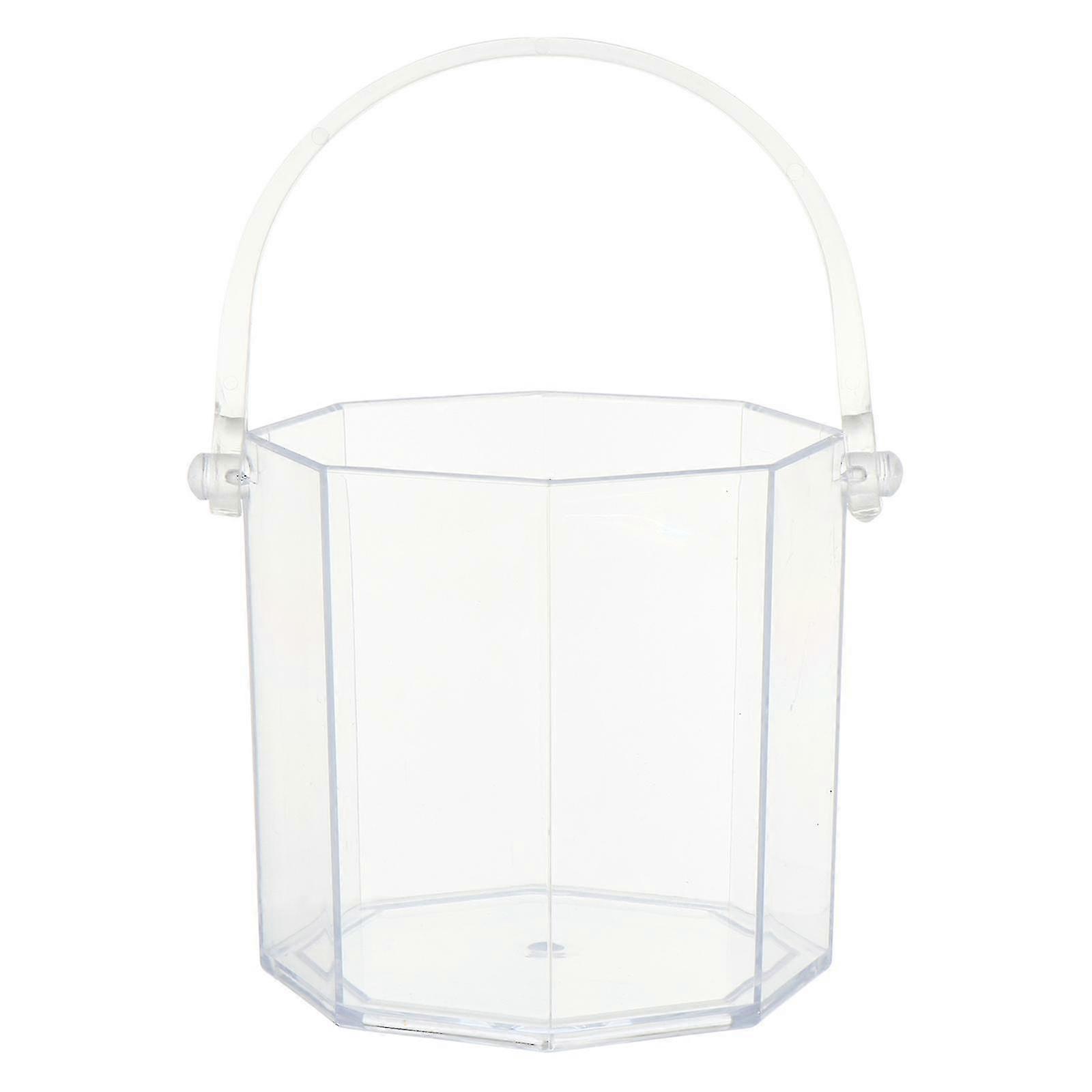 1pc Acryl Champagner Wein Flasche Kühler Eis Eimer Isolierte Eis Eimer