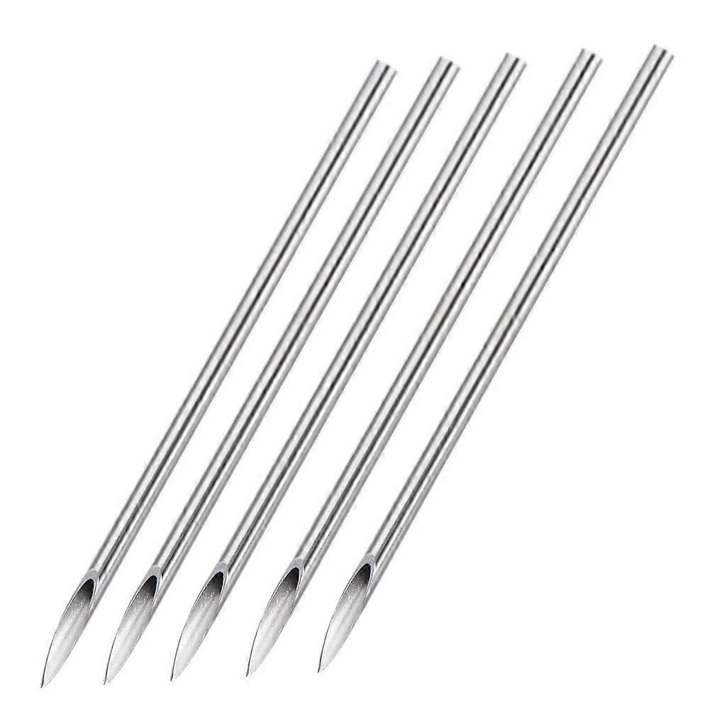 100PCS Piercing Needles Sterile Disposable Tattoo Piercing Needles for Nose Ear Lip (16G)