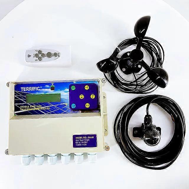 New Axis Solar Automatic Tracking Max 15a Sunshine Tracing Controller 12v/24v Single Shaft Sun Tracker System