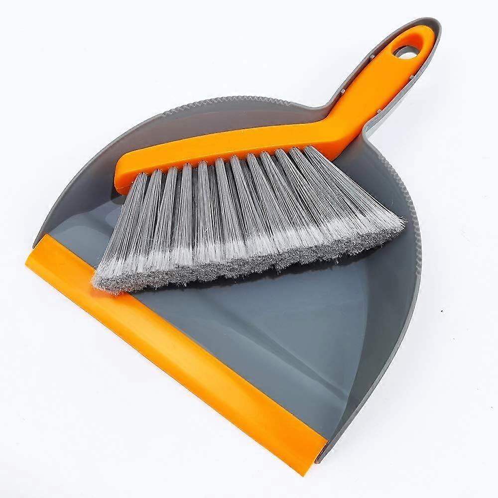 Dustpan and Soft Brush Set Desktop Mini Broom Brush Cleaning Small Dustpan Lightweight Local Cleaning