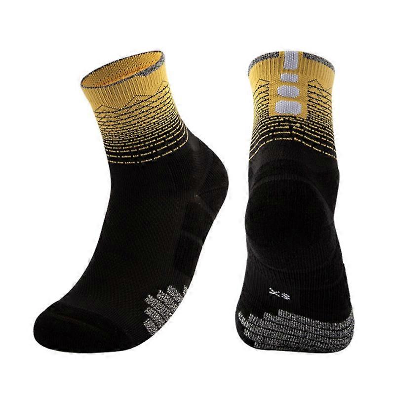 gold nike basketball socks